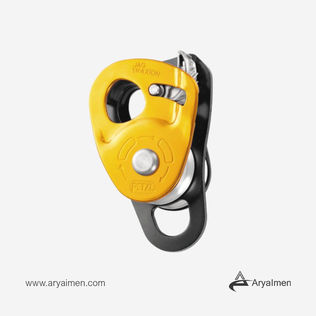 قرقره یک طرفه میکرو ترکشن پتزل | Petzl Micro Traction One-Way Pulley