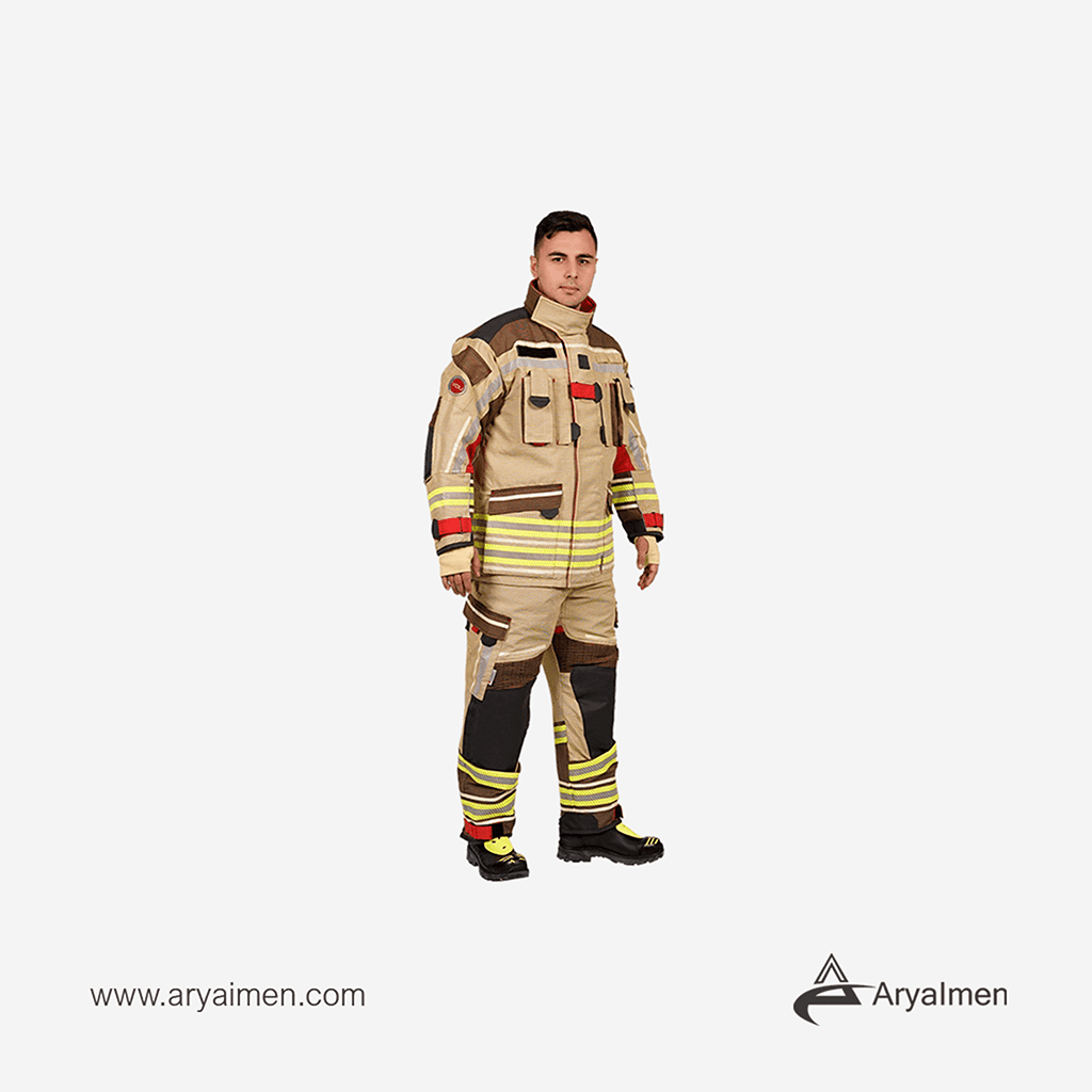 لباس عملیاتی آتش نشانی کیوانج مدل Kivanc Fire Stop